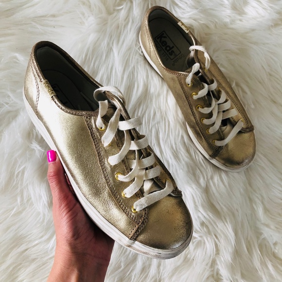Keds | Shoes | Keds Gold Platform Sneakers | Poshmark